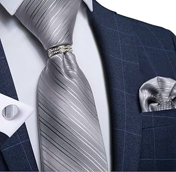 美品 Burberry ペイズリー柄 ストライプ ソリッド 結婚式 ネクタイ 白